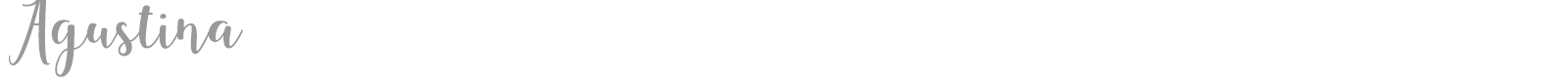 Agustina font preview